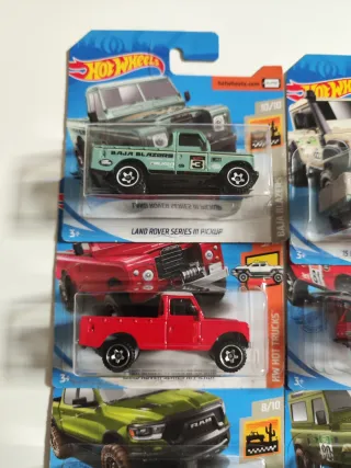 Hot Wheels conjunto jeep Toyota/Lande