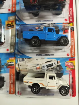 Hot Wheels conjunto jeep Toyota/Lande
