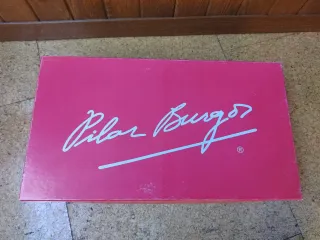 Zapatos de fiesta Pilar Burgos raso coral talla 38