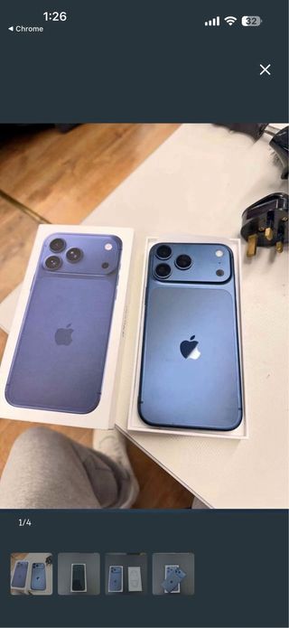 iPhone 17 Pro Max 256GB Azul negociable
