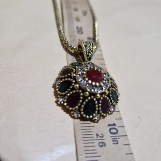collana +pendente placcati oro 18 k