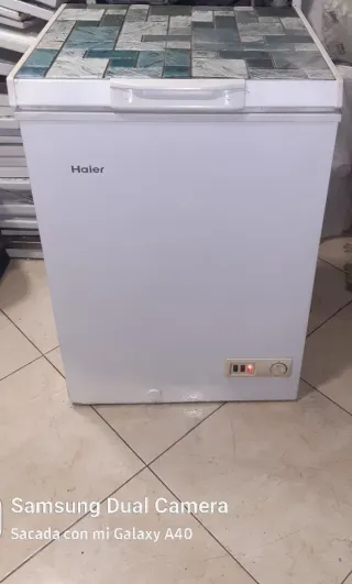 Congelador Haier blanco
