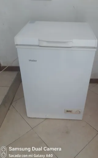 Congelador Haier blanco
