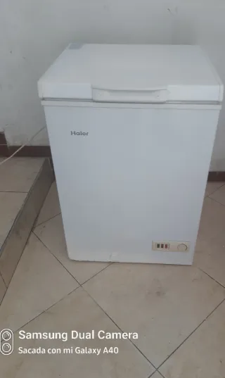 Congelador Haier blanco