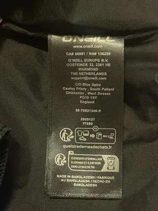 Chaqueta O'Neill FWC Play Asymmetric Snow