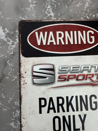 Cartel SEAT SPORT Parking Only