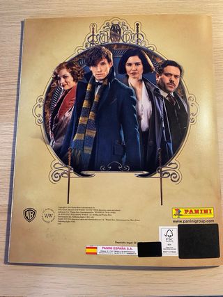 Álbum Cromos Animales Fantásticos  y Harry Potter
