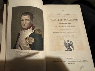 NAPOLEÓN 1828 4 TOMOS EDICIÓN LUJO GRABADOS COLOR
