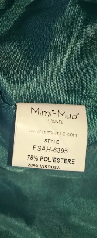 Abrigo paño verde con capucha