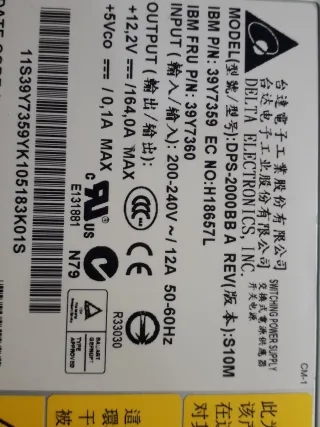 Lote 3 Fuentes Alimentación 2000W