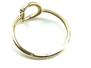 anillo oro 18k con circonita