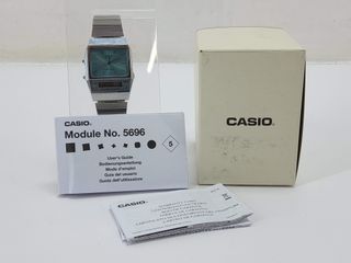 reloj pulsera caballero casio aq-800e