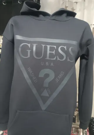 Vestido Sudadera Guess Negro.