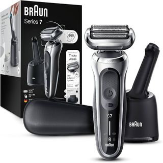 Braun 70S Argentée, Tête De Rasoir De Rechange, Originale, Pour Rasoir Électrique Braun Series 7