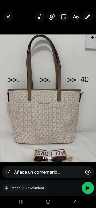 Bolso Beige y marrón