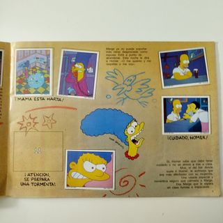 Álbum Los Simpson Panini 1991 Incompleto