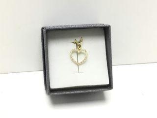 colgante oro 18k con piedra con circonita