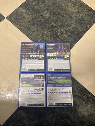 Lote 4 Videojuegos FIFA PS4