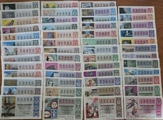 Lotería Nacional Billetes Antiguos 1976