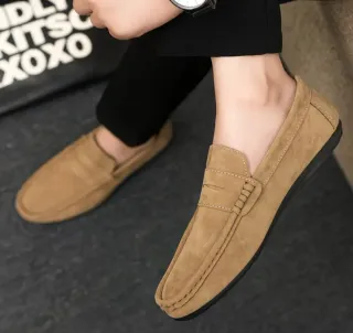 Mocasines de ante eco  para hombre