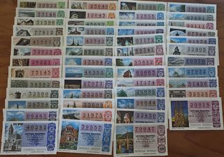 Lotería Nacional Billetes Antiguos 1977