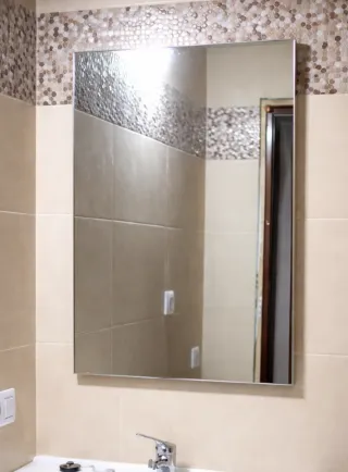 Espejo de baño de cristal 1x60