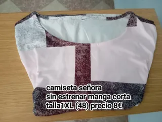Camiseta señora talla 1XL (48) sin estrenar
