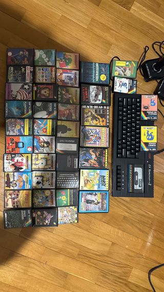 ZX Spectrum+2, 41 juegos, 2 joysticks +tv hyundai
