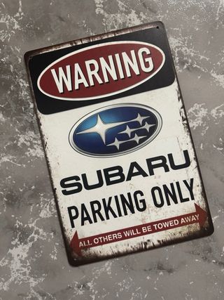 Señal Parking Subaru Warning