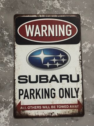 Señal Parking Subaru Warning