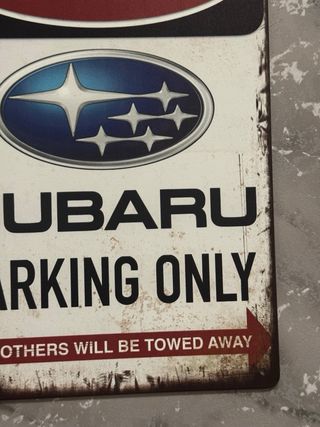 Señal Parking Subaru Warning