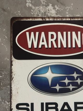 Señal Parking Subaru Warning