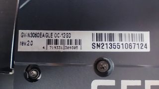 GIGABYTE RTX 3060 EAGLE 12GB