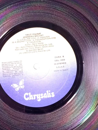 Vinilo Spandau Ballet True