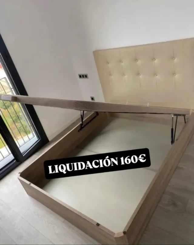 Canapé abatible blanco 160€