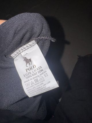 Polo Ralph Lauren Negro Talla M original