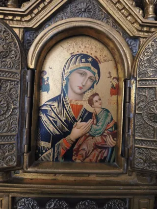 Tríptico Virgen del Perpetuo Socorro