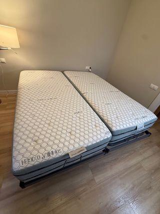 2 Camas Eléctricas Articuladas (Somier y Colchón)