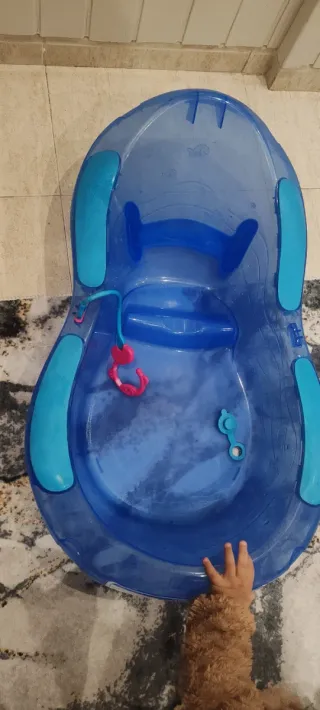 Bañera y silla de baño para bebé