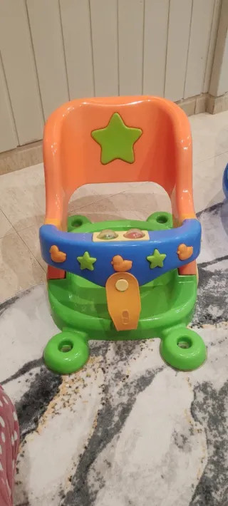 Bañera y silla de baño para bebé