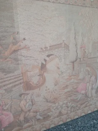 Tapiz decorativo paisaje vintage