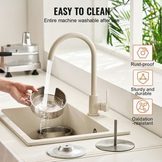 Fabricador de Hamburguesas Comercial, Fabricador de Hamburguesas de Carne de Res con 3 Moldes Convertibles (4/5/6 pulgadas), Máquina de Prensa de Hamburguesas de Acero Inoxidable de Alta Resistenc...