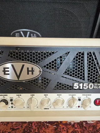 Testata amplificatore EVH 5150 50W 6L6 Ivory
