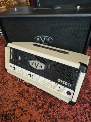 Testata amplificatore EVH 5150 50W 6L6 Ivory