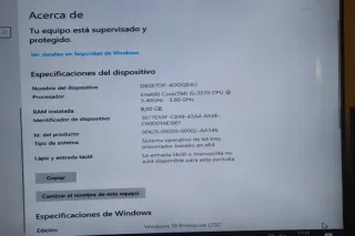 Ordenador Intel i5 8GB RAM