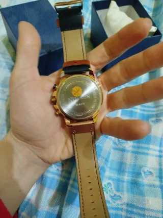 Orologio Curren Blu e Oro
