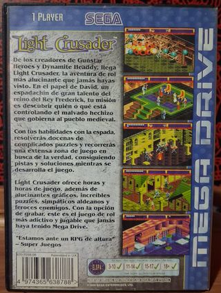 Light Crusader Megadrive SEGA