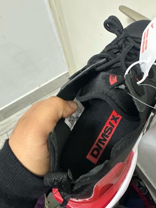 Nike D/MS/X Negro/Rojo