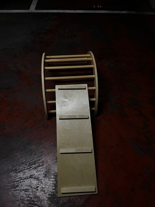 Arco e rampa Montessori in legno