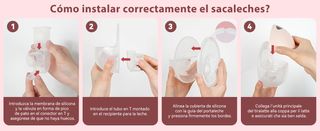 MOMAINI QY108 Pack 2 Sacaleches 4 Modos 12 Niveles